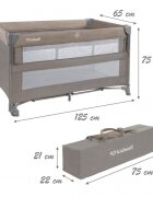 Kidwell Patut pliabil Blissy Lift beige