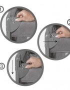 Kidwell Patut pliabil Blissy Lift gray