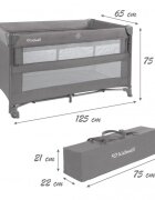 Kidwell Patut pliabil Blissy Lift gray