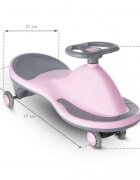Kidwell PlasmaCar gravitational Rollo Roz roti LED greutate admisa 100 kg varsta 3 ani+