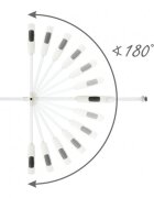 Kidwell Poarta de siguranta 74-105 cm Guarda alb