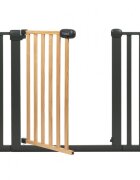 Kidwell Poarta de siguranta 74-105 cm Trasti negru