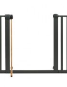 Kidwell Poarta de siguranta 74-105 cm Trasti negru