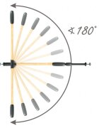 Kidwell Poarta de siguranta 74-105 cm Trasti negru