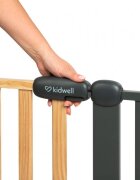 Kidwell Poarta de siguranta 74-105 cm Trasti negru