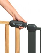 Kidwell Poarta de siguranta 74-105 cm Trasti negru