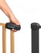 Kidwell Poarta de siguranta 74-105 cm Trasti negru