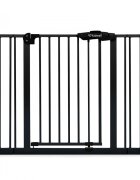Kidwell Poarta de siguranta Guarda din otel functie auto close 75-104 cm Negru