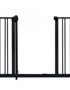 Kidwell Poarta de siguranta Guarda din otel functie auto close 75-104 cm Negru
