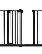 Kidwell Poarta de siguranta Guarda din otel functie auto close 75-104 cm Negru