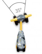 Kidwell Ride-On pentru copii fara pedale Petito Dino varsta 1-3 ani greutatea maxima a copilului 20 kg roti din spuma EVA sa conturata moale din piele ecologica
