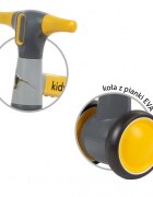 Kidwell Ride-On pentru copii fara pedale Petito Dino varsta 1-3 ani greutatea maxima a copilului 20 kg roti din spuma EVA sa conturata moale din piele ecologica