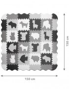 Kidwell Salteluta de joaca tip puzzle Happy Zoo