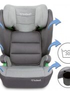 Kidwell Scaun auto cu Isofix 15-36 Kg Weston Dark Gray i-Size