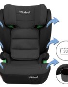 Kidwell Scaun auto cu Isofix 15-36 Kg Weston Grey Black i-Size