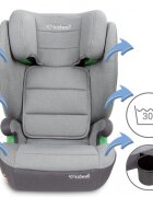 Kidwell Scaun auto cu Isofix 15-36 Kg Weston Light Gray i-Size