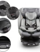 Kidwell Scaun auto GoCar Gri cu isofix grupa 40-135 cm i-Size omologare R129 rotativ 360 protectie laterala ASP