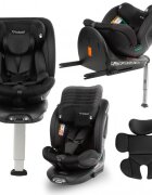 Kidwell Scaun auto GoCar Negru cu isofix grupa 40-135 cm i-Size omologare R129 rotativ 360 protectie laterala ASP