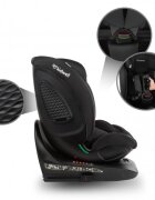 Kidwell Scaun auto GoCar Negru cu isofix grupa 40-135 cm i-Size omologare R129 rotativ 360 protectie laterala ASP