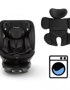 Kidwell Scaun auto GoCar Negru cu isofix grupa 40-135 cm i-Size omologare R129 rotativ 360 protectie laterala ASP