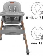 Kidwell Scaun de masa 2 in 1 Karimi gri