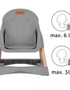 Kidwell Scaun de masa 2 in 1 Karimi gri
