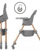 Kidwell Scaun de masa 2 in 1 Karimi gri