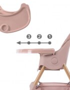 Kidwell Scaun de masa 2 in 1 Karimi roz