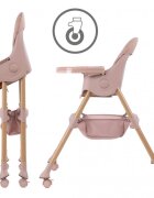 Kidwell Scaun de masa 2 in 1 Karimi roz