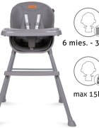 Kidwell Scaun de masa 4 in 1 Eatan Gray