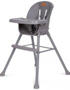 Kidwell Scaun de masa 4 in 1 Eatan Gray