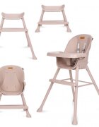 Kidwell Scaun de masa 4 in 1 Eatan Pink