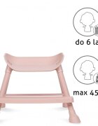 Kidwell Scaun de masa 4 in 1 Eatan Pink