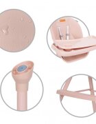 Kidwell Scaun de masa 4 in 1 Eatan Pink