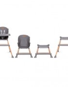 Kidwell Scaun de masa 4 in 1 Eatan Wood Gray