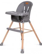 Kidwell Scaun de masa 4 in 1 Eatan Wood Gray
