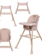 Kidwell Scaun de masa 4 in 1 Eatan Wood Pink
