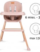 Kidwell Scaun de masa 4 in 1 Eatan Wood Pink