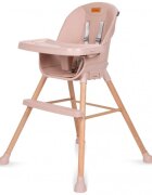 Kidwell Scaun de masa 4 in 1 Eatan Wood Pink