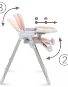 Kidwell Scaun de masa multifunctional Beno Pink