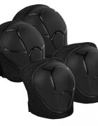Kidwell Set de protectie pentru copii Trix Black cotiere si genunchiere marimea M