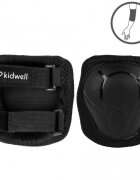 Kidwell Set de protectie pentru copii Trix Black cotiere si genunchiere marimea S