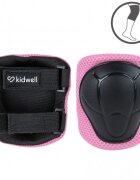 Kidwell Set de protectie pentru copii Trix Pink cotiere si genunchiere marimea M