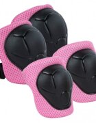 Kidwell Set de protectie pentru copii Trix Pink cotiere si genunchiere marimea S