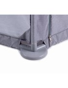 Kidwell Tarc de joaca hexagonal pentru copii 122 x 106 cm Fanko Gray