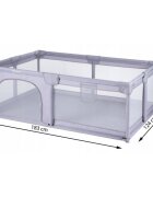 Kidwell Tarc de joaca pentru copii 183 x 124 cm Fanko Gray