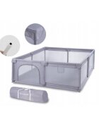 Kidwell Tarc de joaca pentru copii 202 x 182 cm Fanko Gray