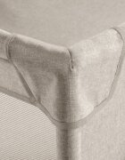 Kidwell Tarc pliabil pentru copii Fanko Beige 130x130 cm pentru interior spatiu optimizat sigur 0-6 ani