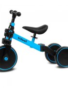 Kidwell Tricicleta pentru copii Pico Blue cu pedale 3 in 1 scaun reglabil pe inaltime reglarea in 3 trepte a distantei dintre ghidon si copil potrivita pentru inaltimea unui copil 90 - 124 cm