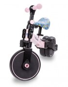 Kidwell Tricicleta pentru copii Pico Flower 3 in 1 cu pedale cu scaun reglabil in inaltime roti din spuma Eva potrivita pentru inaltimea unui copil 90 - 124 cm